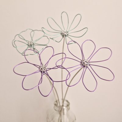 Flowers / Wire / 8cm
