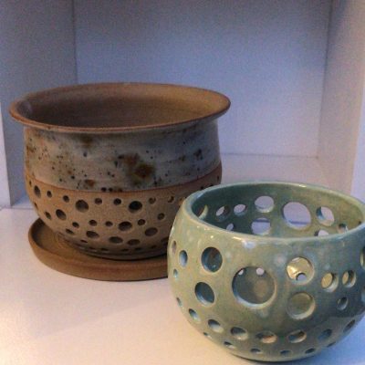 lanterns/stoneware/10cm or 5cm high