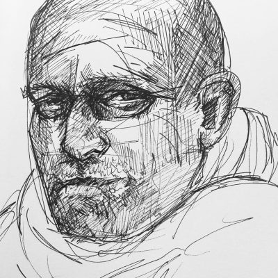 A Cold Night in Andalucia, Pen on paper, A6