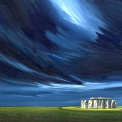 A break in the clouds / Oil on canvas board / 76cm x 51cm