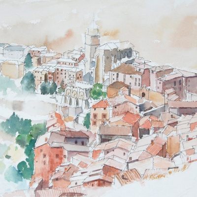 Albarracin/watercolour/40x29cm