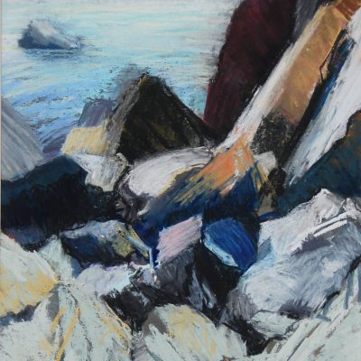 BabbacombeRocks 2/pastel/40.5x29.5