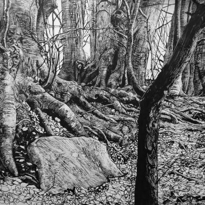 Barrow Stone/ink/12x16