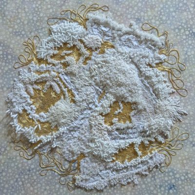 Coral Bleaching / Embroidery / 30 cm x 30 cm