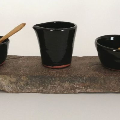 Cruet Set on Welsh Stone.