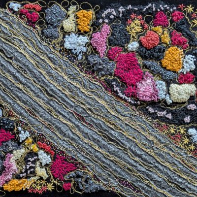 Deep Sea Trawling / Embroidery /33 cm x 31 cm