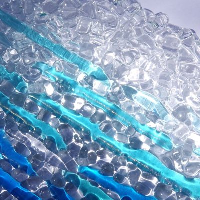 Sea and surf series close up/Kiln formed glass/Various