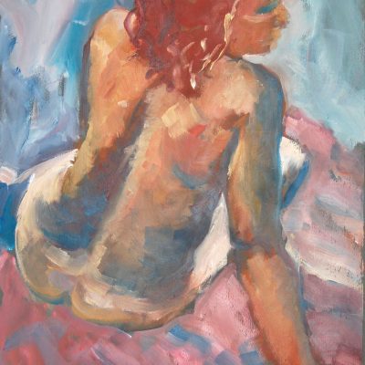 EllieLeaning/oil/40x28cm