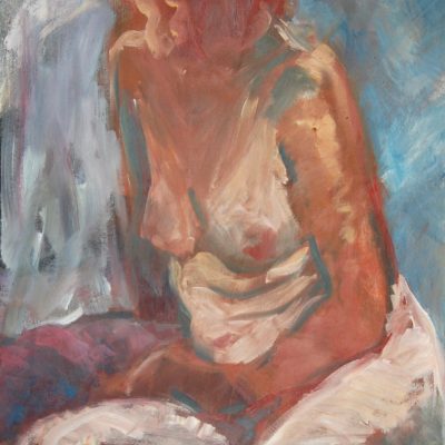 EllieLookingAway/oil/40x28cm