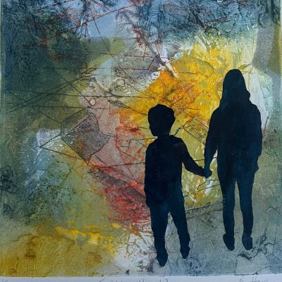 Finding MY Way/Collagraph & Blockprint