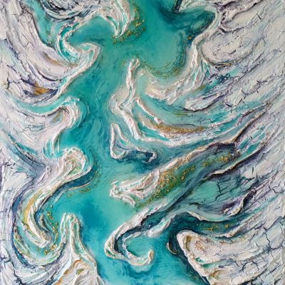 Fragments of Calm - Mixed media - 50x60cmcm
