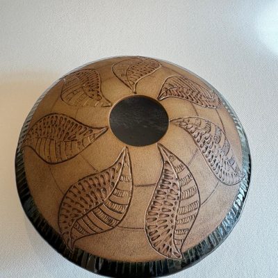 Waterbowl/stoneware/ 22cm diam, 9cm high