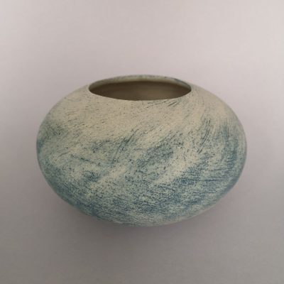 Sea Mist Vessel/ Stoneware/ 25 x 20cm