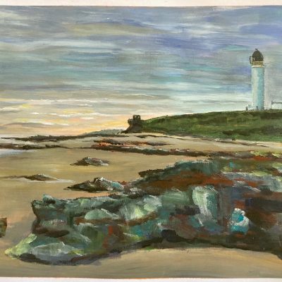 Lossiemouth Lighthouse/Acrylic/16