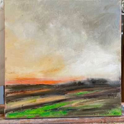 Golden Morning 30x30 framed37x37x4cm.