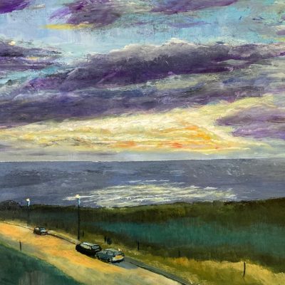 Cornish Dusk/Acrylic/16