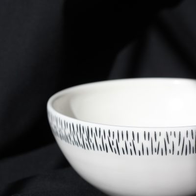 Bowl - Porcelain - Mishima