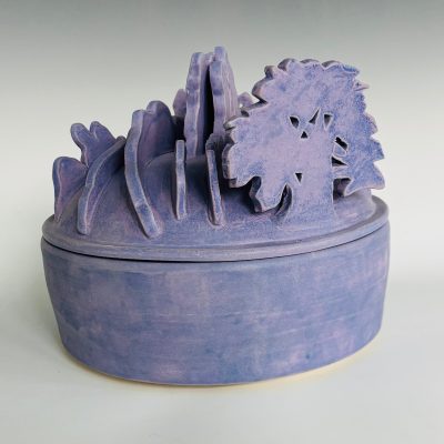 'Castles in the Trees' / buff stoneware / approx 300mm (d)