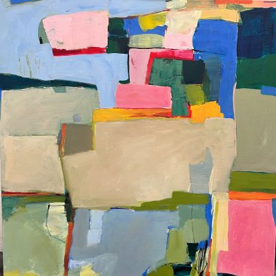 Long Walk - Acrylic on canvas 100cm square