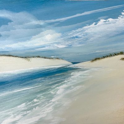 Inlet/oil on board/20x30cm