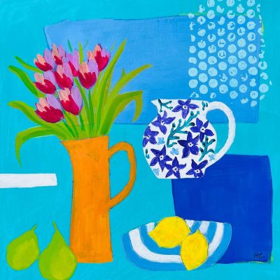 Jugs - Acrylic on paper - 30 x 30cm