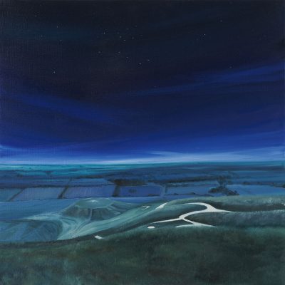Star gazing / oil on canvas board / 50cm x 50cm