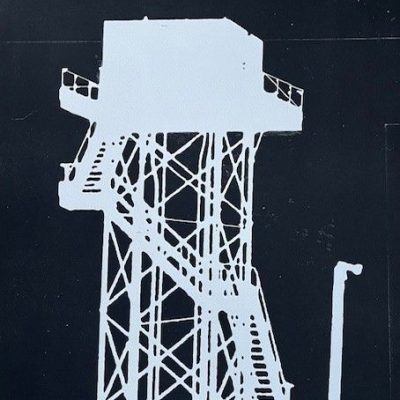 Lookout Tower-Greenham/Etching & Blind Emboss