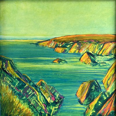 On the path to Whitesands / Oil on panel / 20 x 20 cm