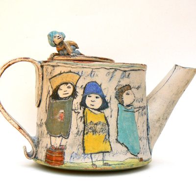 pint teapot/glazed stoneware