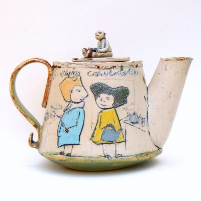 Brewinbg conversation/glazed stoneware/ 15cm