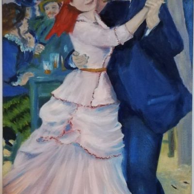 Renoir's Dancers, Acrylic, 18
