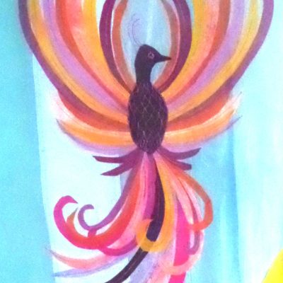 Phoenix Rising     Textile