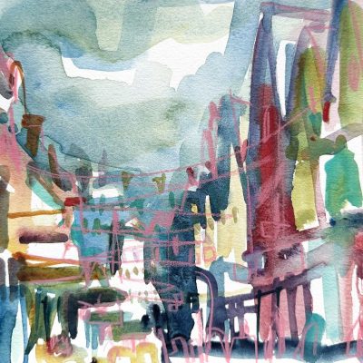 Salisbury Street - Watercolour