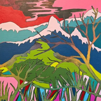 Blue Mountains, Acrylic, 30cm x 30cm