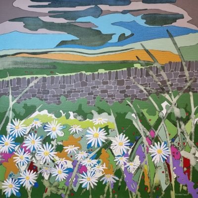Daises In The Dales, Acrylic, 50cm x 50cm