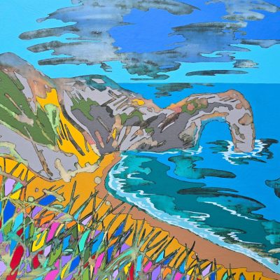 Durdle Door, Acrylic, 80cm x 80cm