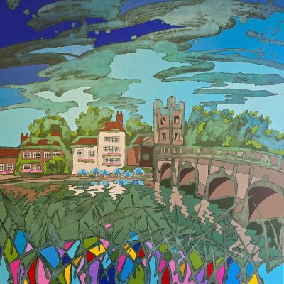 Henley Bridge, Acrylic, 70cm x 70cm