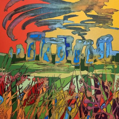 Stonehenge, Acrylic, 70cm x 70cm