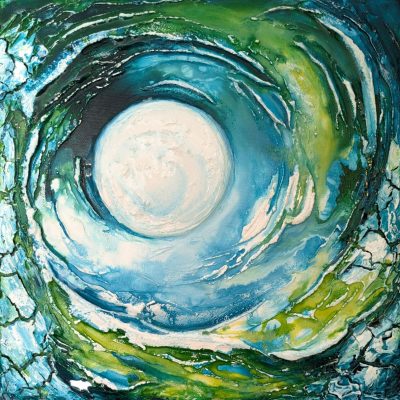 Summer Sun - Mixed media 30x30cm