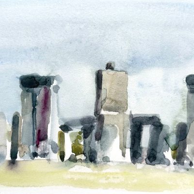 Stones Grey - Watercolour