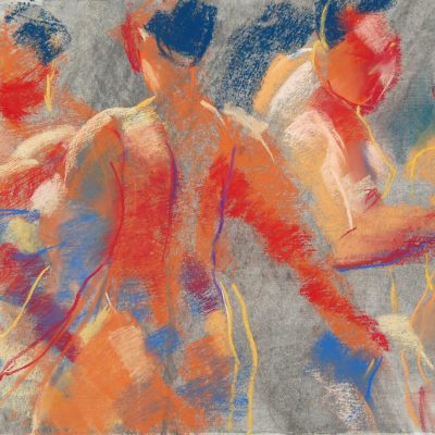 TaiChi/pastel/60x32cm