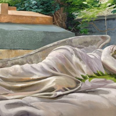 The Sleeping Angel / Oil on canvas board / 60cm x 30cm
