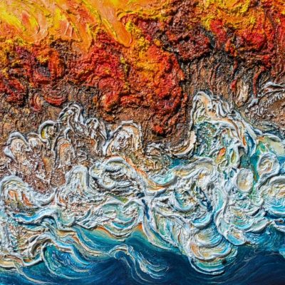 Turmoil - Mixed media - 80x60cm  SOLD