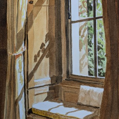 Window Seat, Watercolour, 14
