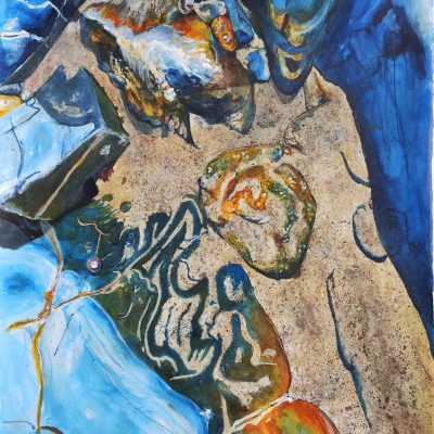 Spring Tide/Ink and Gouache/76x56cm