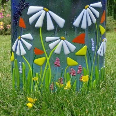 Daisy curve/Kiln formed glass/24 x 30 cm