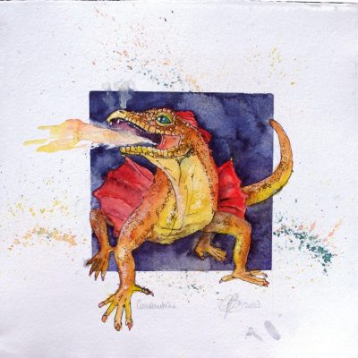 Constantine/line and wash/30x30cm