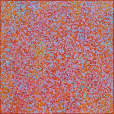 'Warm Fusion' acrylic on canvas 60x60cm 35x35cm