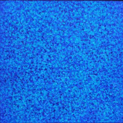 'Blue Blue Blue' acrylic on canvas 90x90cm