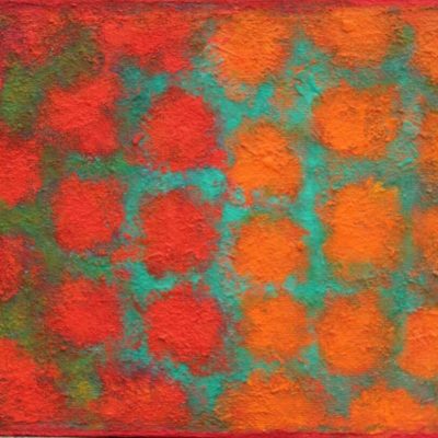 'Colour Chord 10.3.5.' Diffused Colour Chord (4.2.3.1) acrylic on board 30x24cm